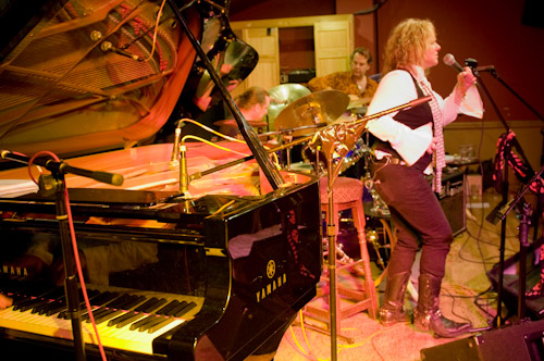 Never The Bride on stage