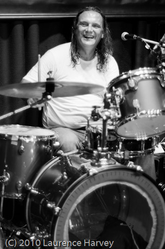 Richie Newman on drums