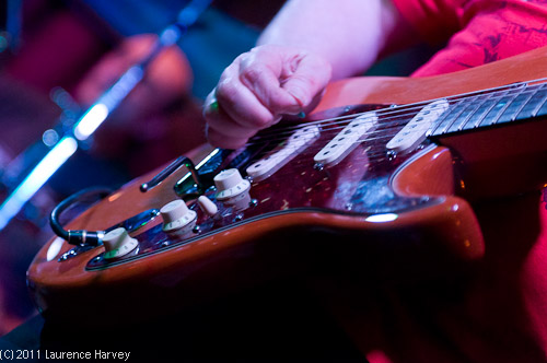 Gary Boner's guitar close-up