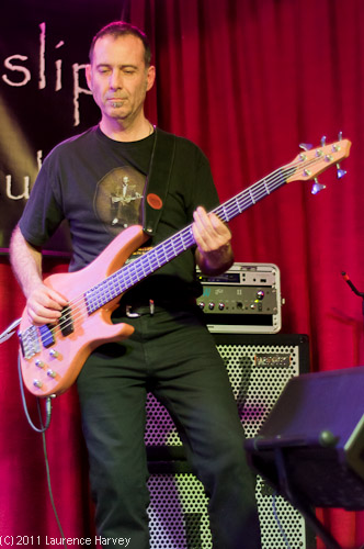 Derek White on bass