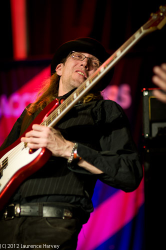 Clive 'Honeytrap' Jones on bass