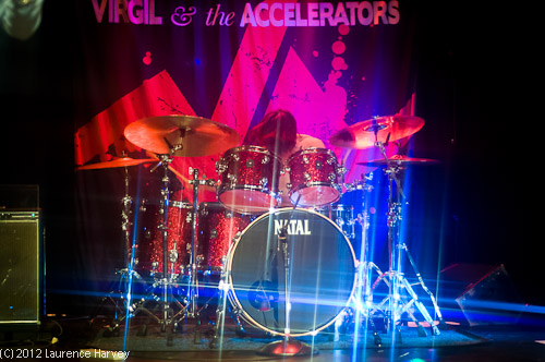 Gabriel McMahon on drums