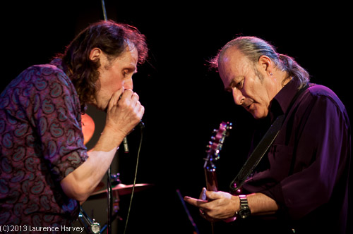 Geoff Grange on harmonica &  Simon Burrett on slide guitar