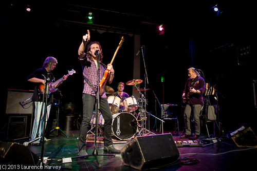 The Blue Bishops on stage