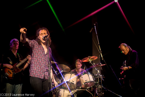 The Blue Bishops on stage