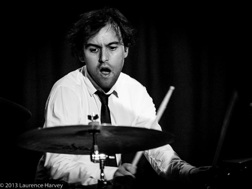 Karim Bouazza on drums