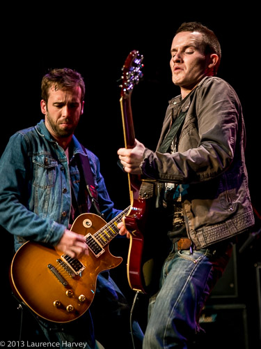 Nick Bowden on vocals & guitar, Paul Bowe on lead guitar