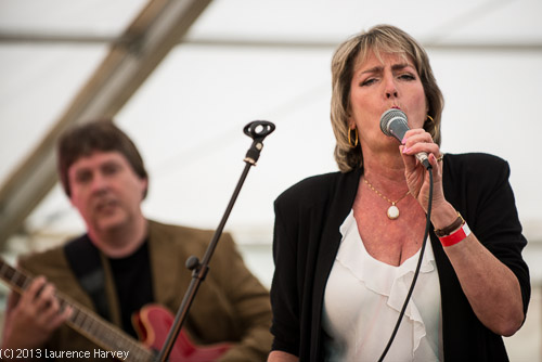 The Shufflepack's guest vocalist, Chris Lord