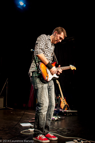 Joe Fawcett on guitar
