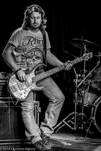 Ben Gardner on bass