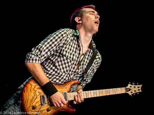 Joe Fawcett on guitar