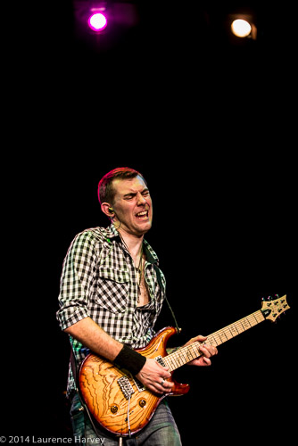Joe Fawcett on guitar