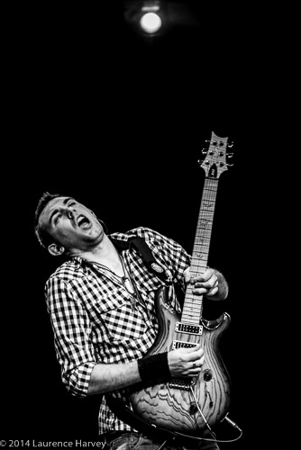 Joe Fawcett on guitar