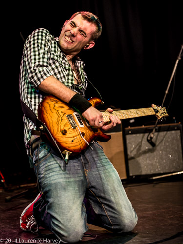 Joe Fawcett on guitar