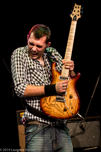Joe Fawcett on guitar