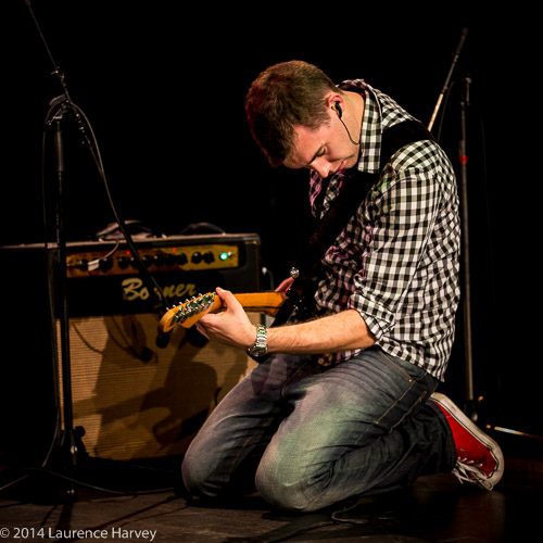 Joe Fawcett on guitar