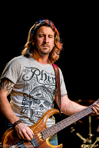 Ben Gardner on bass