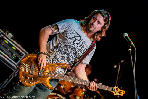Ben Gardner on bass
