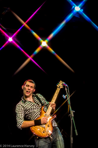 Joe Fawcett on guitar