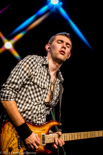 Joe Fawcett on guitar
