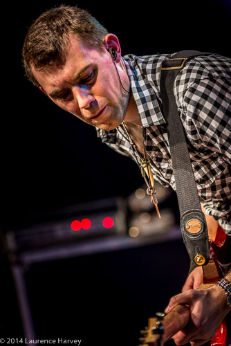 Joe Fawcett on guitar