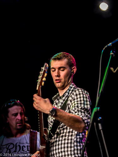 Joe Fawcett on guitar