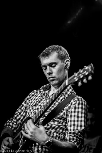 Joe Fawcett on guitar