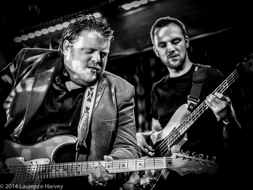 Danny Bryant on guitar, Alex Phillips on bass