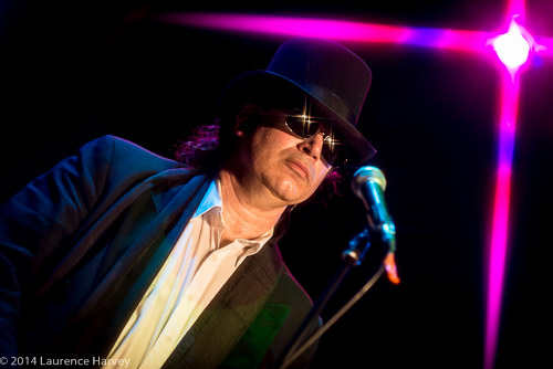 Russell 'Hitman' Alexander on guitar