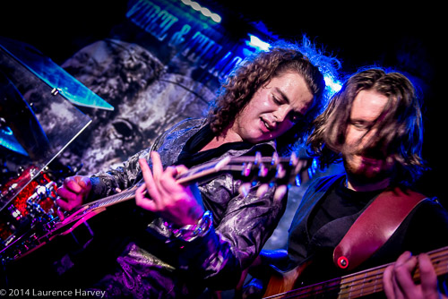Virgil McMahon on guitar, Jack Timmis on bass