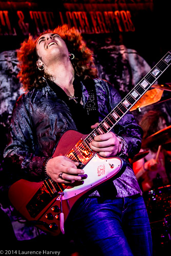 Virgil McMahon on guitar