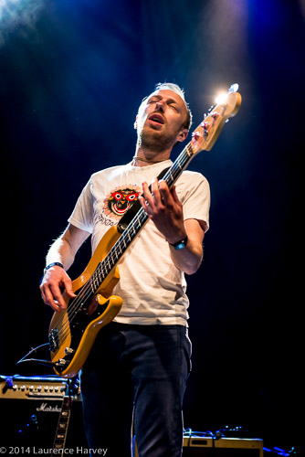 Ian Parker's bass player