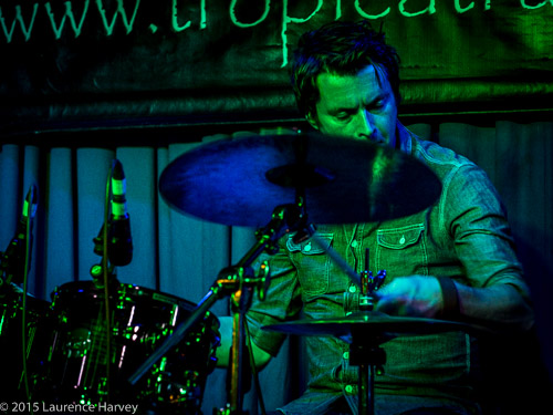 Andy Mapplebeck on drums