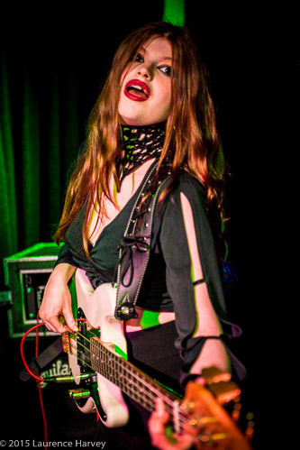 Keira Kenworthy on bass