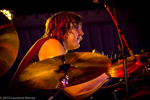 Pontus Engborg on drums