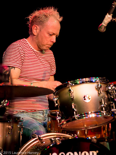Martin Johnson on drums