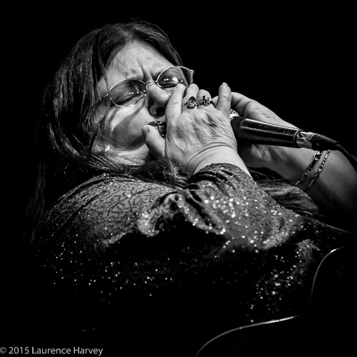 Octavia on blues harp