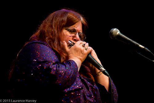 Octavia on blues harp