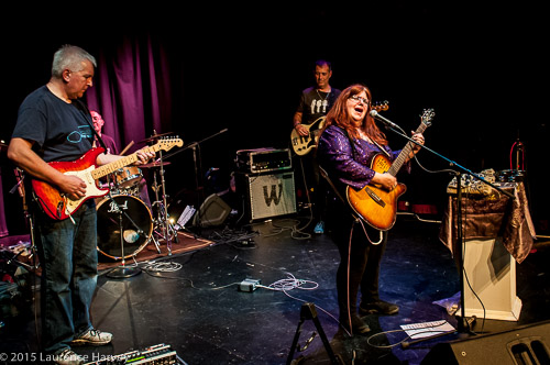 Octavia and her band on stage at The Limelight Theatre