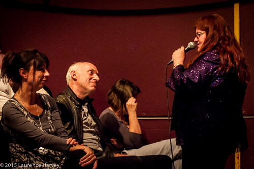 Octavia, up close with her audience