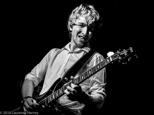 Alex Butler on guitar and backing vocals