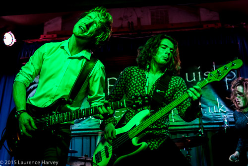 Alex Butler on guitar and backing vocals & Mike Topp on bass