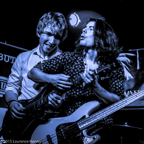 Alex Butler on guitar and backing vocals & Mike Topp on bass