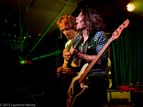 Alex Butler on guitar and backing vocals & Mike Topp on bass