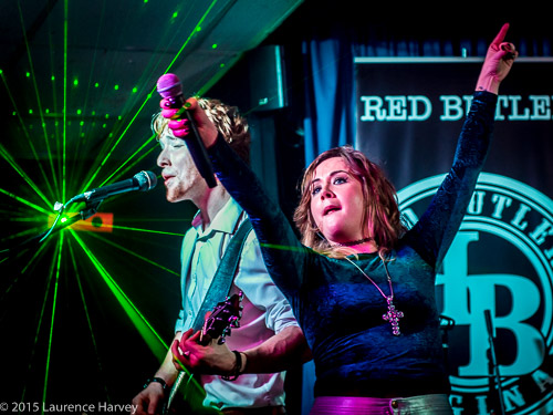 Alex Butler on guitar and backing vocals & Jane Pearce on lead vocals