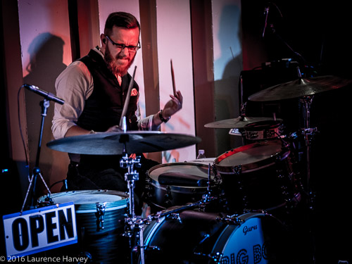 Matt Cowley on drums