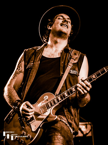 GB Bartlett on guitar