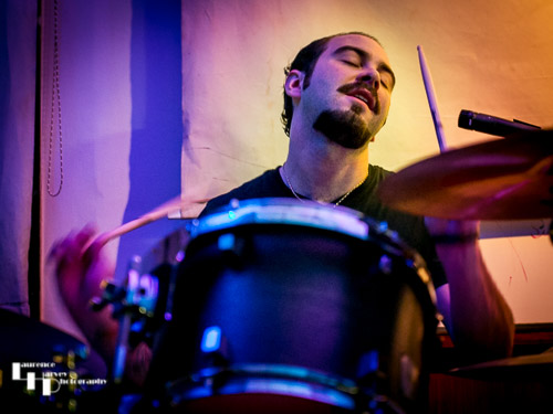 Johnny D'Angelo on drums