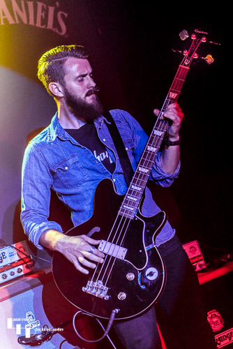 Luke Davis on bass