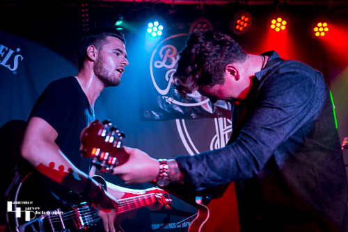 Danny Core on vocals & rhythm guitar, James Tranter on lead guitar